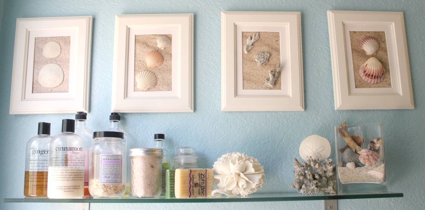 decorating-bathroom-ideas-with-seashell-accessories-and-wall-arts